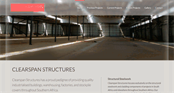 Desktop Screenshot of clearspan.co.za