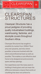 Mobile Screenshot of clearspan.co.za